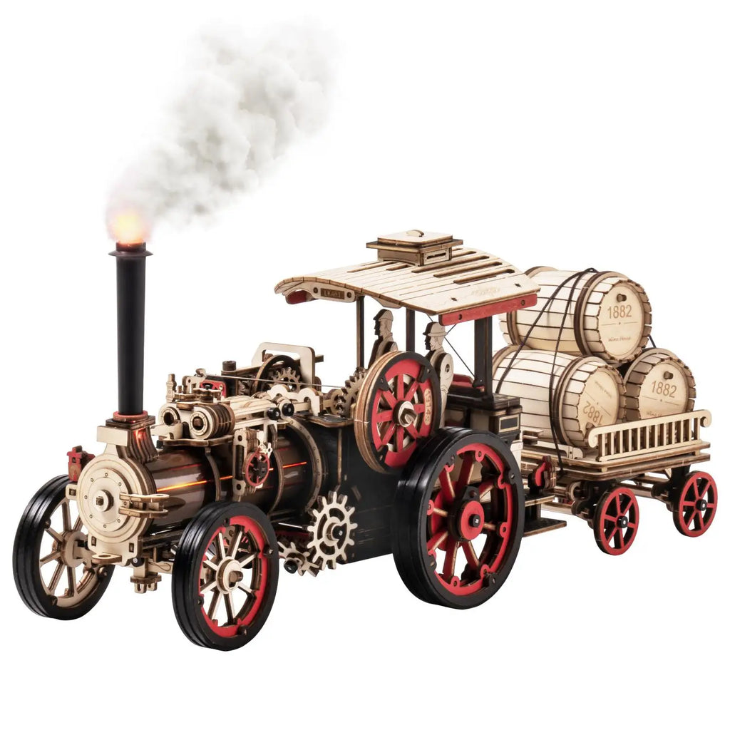 Robotime Rokr 3D Wooden Tractor Model - Engaging Puzzle for Adults