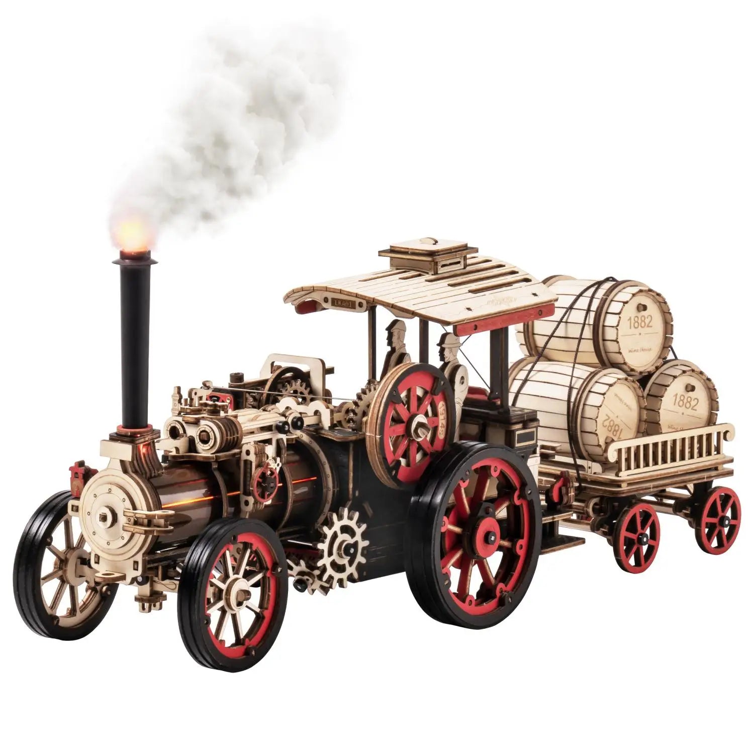 Robotime Rokr 3D Wooden Tractor Model - Engaging Puzzle for Adults