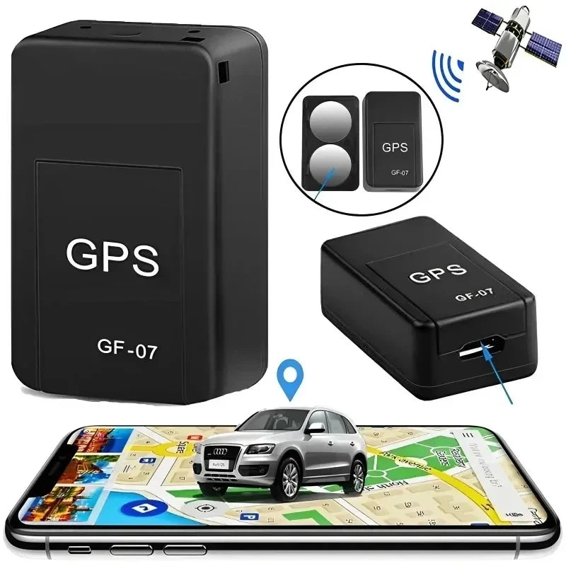 GF07 Magnetic Mini GPS Tracker - Real-Time Vehicle & Pet Locator