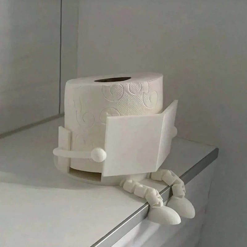 Creative 3D Printed Toilet Paper Holder - Fun Bathroom Decor