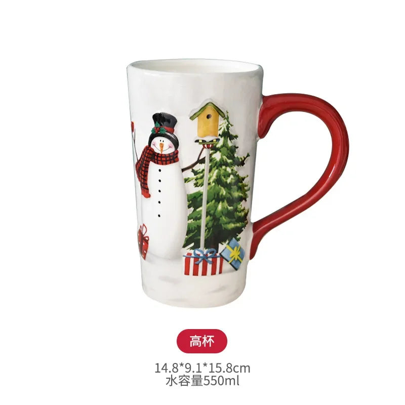 Adorable Christmas Snowman Ceramic Dish Set - Perfect Holiday Decor