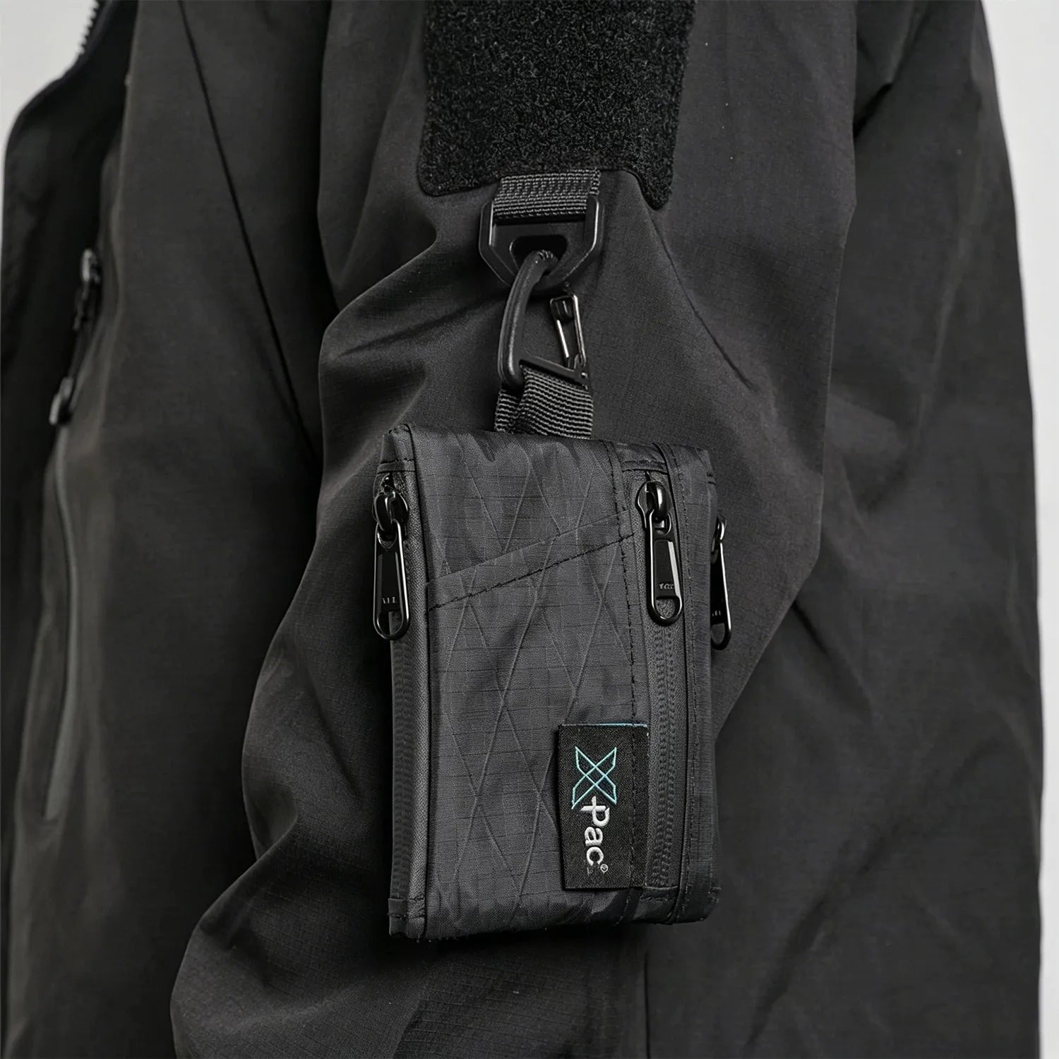 Durable Waterproof X-Pac Card Holder & Earbuds Organizer Pouch