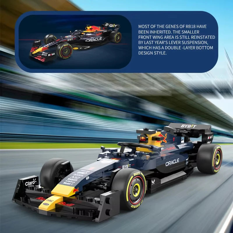 XQ 1:24 RB19 F1 Racing Car Building Blocks - Engaging Assembly Toy