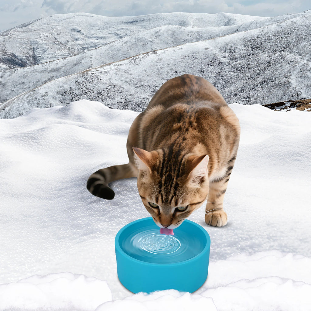 APWIKOGER Heated Pet Water Bowl - 3.2L Anti-Freeze Dog Dish