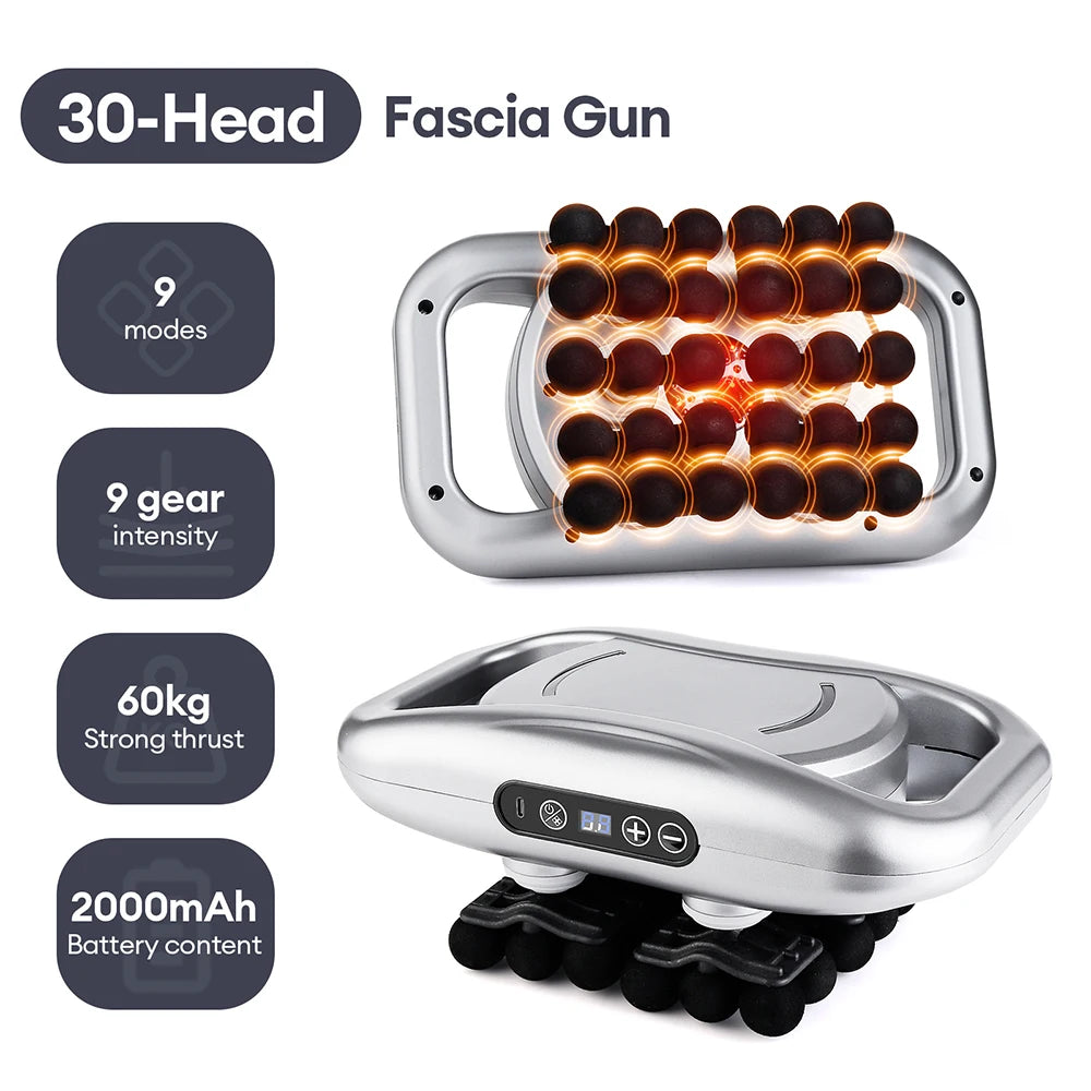 Advanced Vibration Therapy Massager with 42 Heads for Full-Body Relief