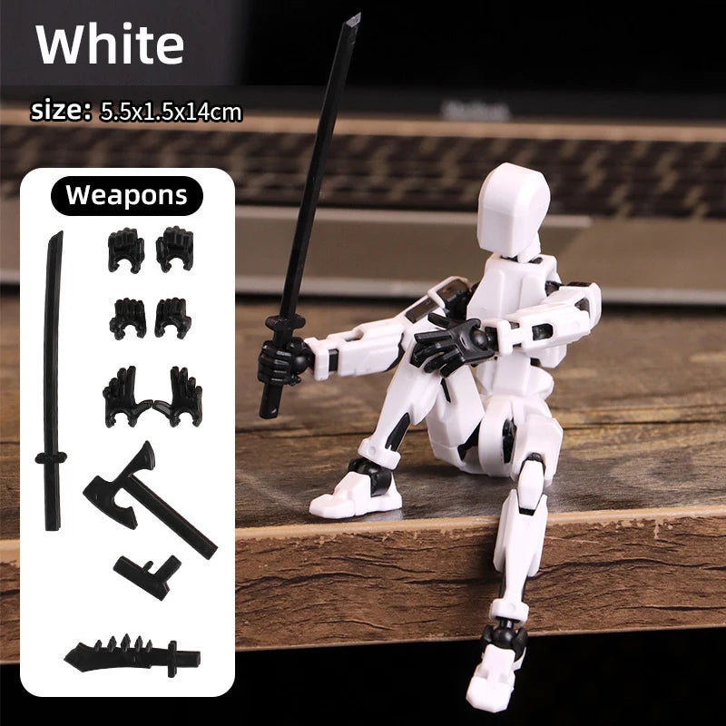 Movable 3D Printed Robot Mannequin - Perfect for Kids & Parents!