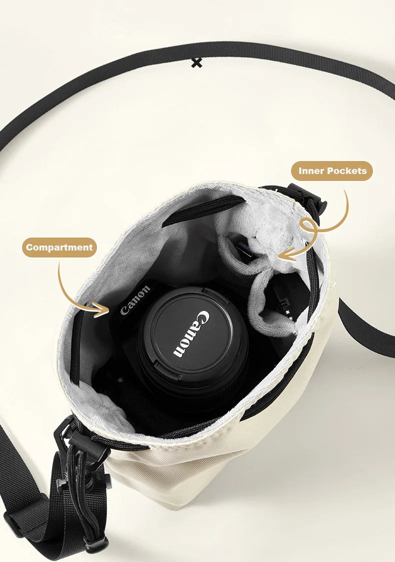 Lightweight Camera Pouch for DSLR & Mirrorless - Travel Ready!
