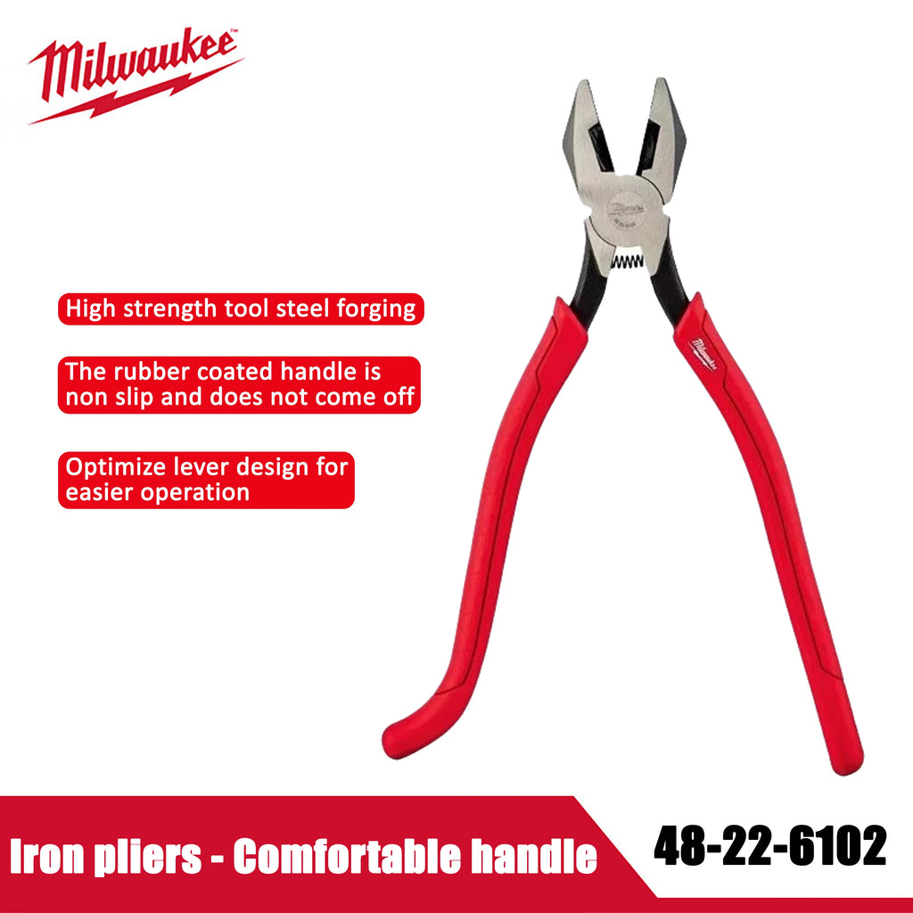 Milwaukee Comfort Grip Ironworker's Pliers – Multi-Functional Tool