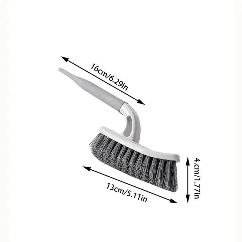 Long-Handled Cleaning Brush for Bathroom & Tile Gaps - Efficient & Durable
