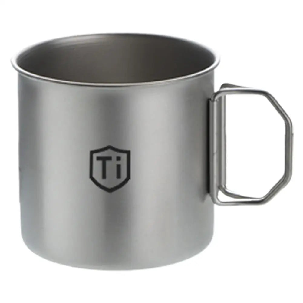 Ultralight Titanium Mug with Lid - Perfect for Camping & Outdoor Use