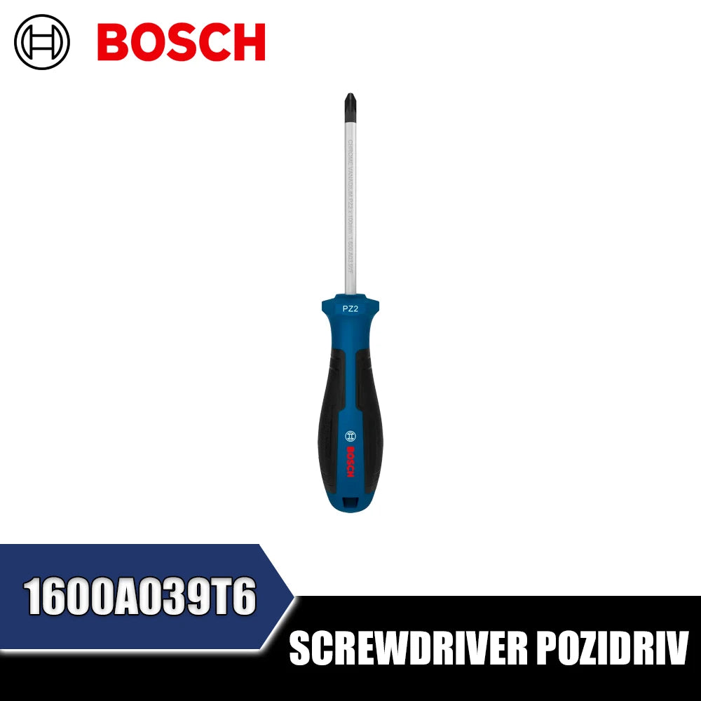 Bosch Pozidriv Screwdriver - High Torque & Comfort Grip Tool