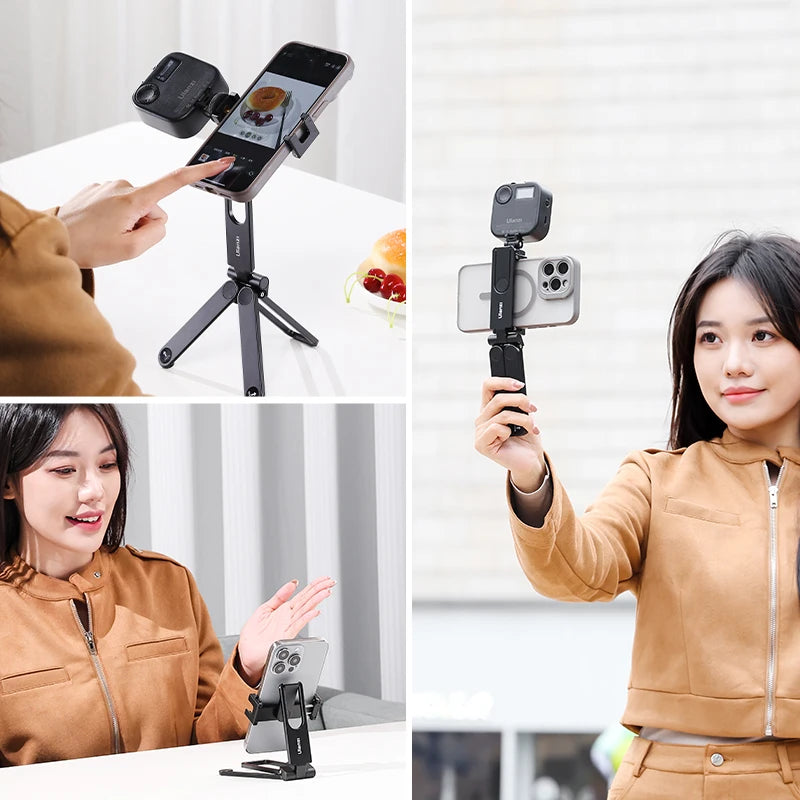 Ulanzi MA26 Foldable Mini Tripod for Phones - Vertical & Horizontal Shooting