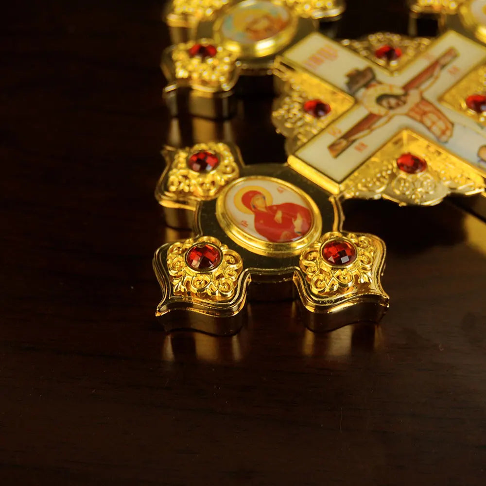 HTISOK Spiritual Handheld Cross for Worship & Home Decor