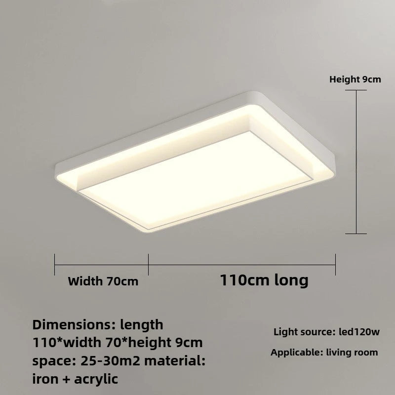 Modern Dimmable LED Flush Mount Ceiling Light for Home & Kitchen