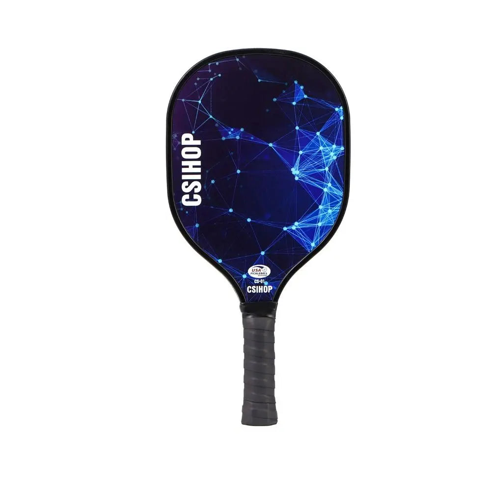 Colorful Wooden Pickleball Paddle - Lightweight, Non-Slip Design