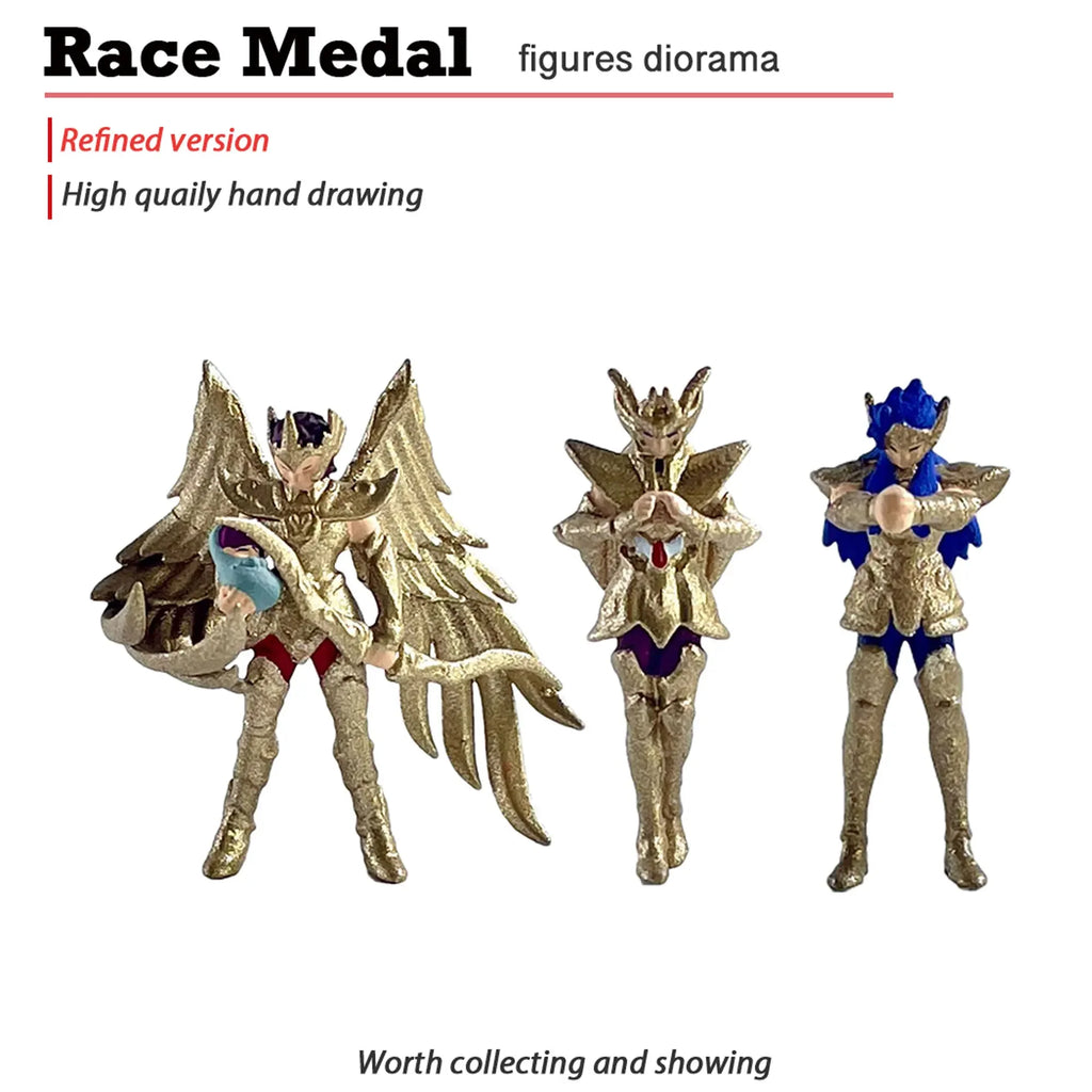 12cm Mini Gold Saint Seiya Figure - Stunning Collectible Doll