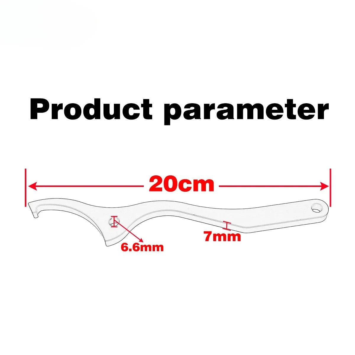 KTM Shock Absorber Spanner Wrench Tool - Adjustable & Durable