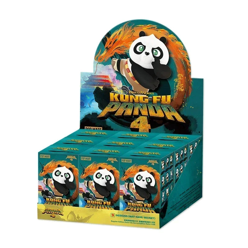 POP MART Kung Fu Panda Blind Box Toys - Kawaii Anime Figures