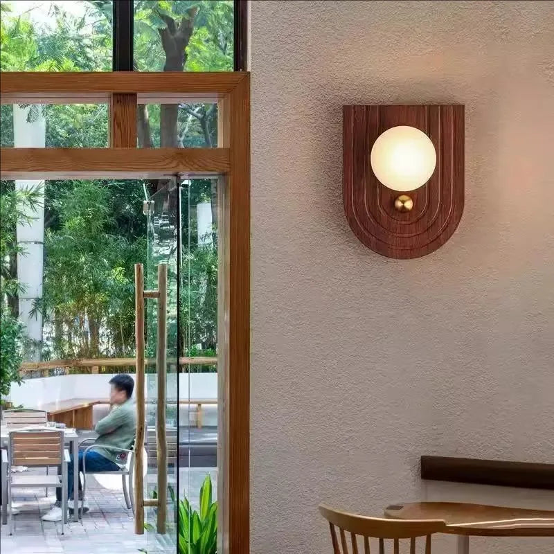 Elegant Alabaster LED Wall Lamp - Modern Indoor Accent Lighting