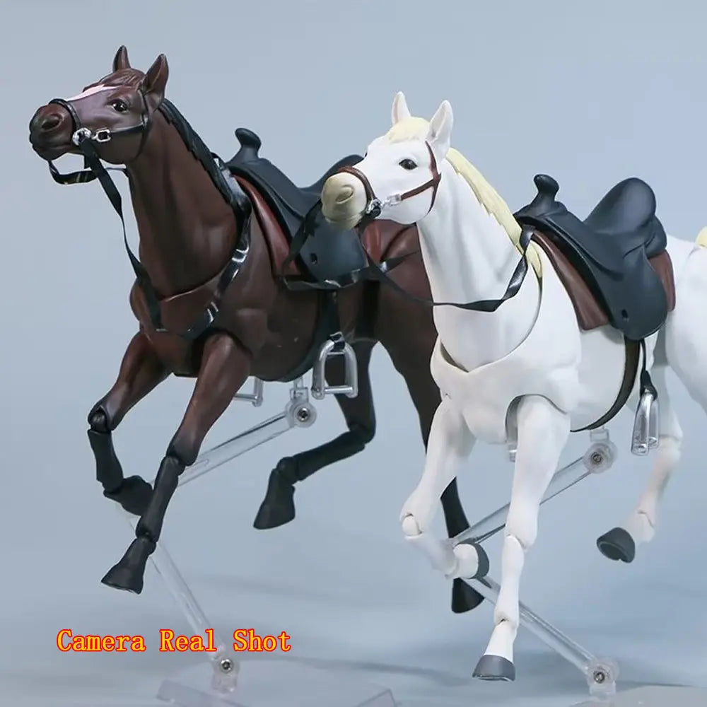Movable Horse Figure 1/12 Scale - Ideal for Collectors & Kids