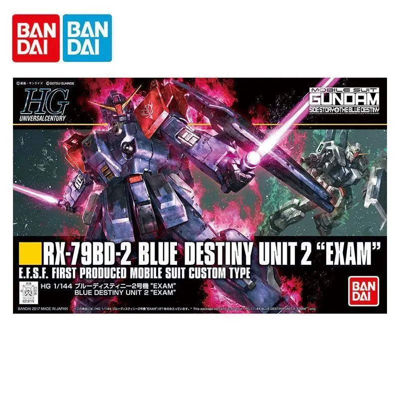Bandai Blue Destiny Unit Action Figure - Gundam Model Toy