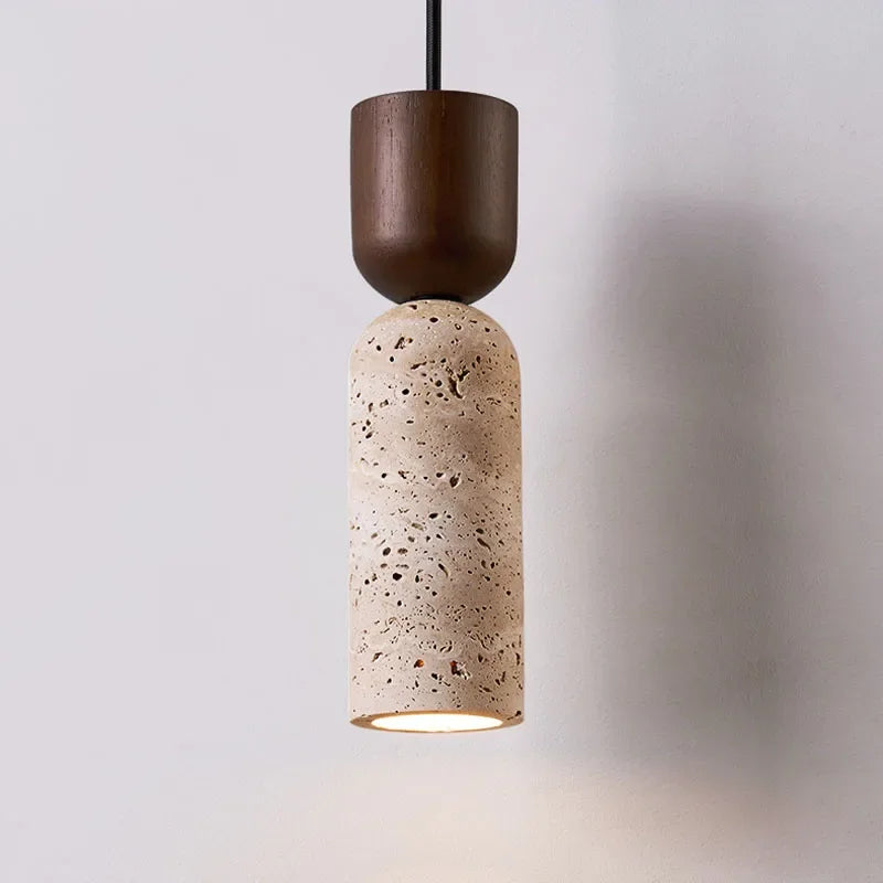 Vintage Wabi-Sabi Style Pendant Chandelier for Elegant Bedroom Ambiance