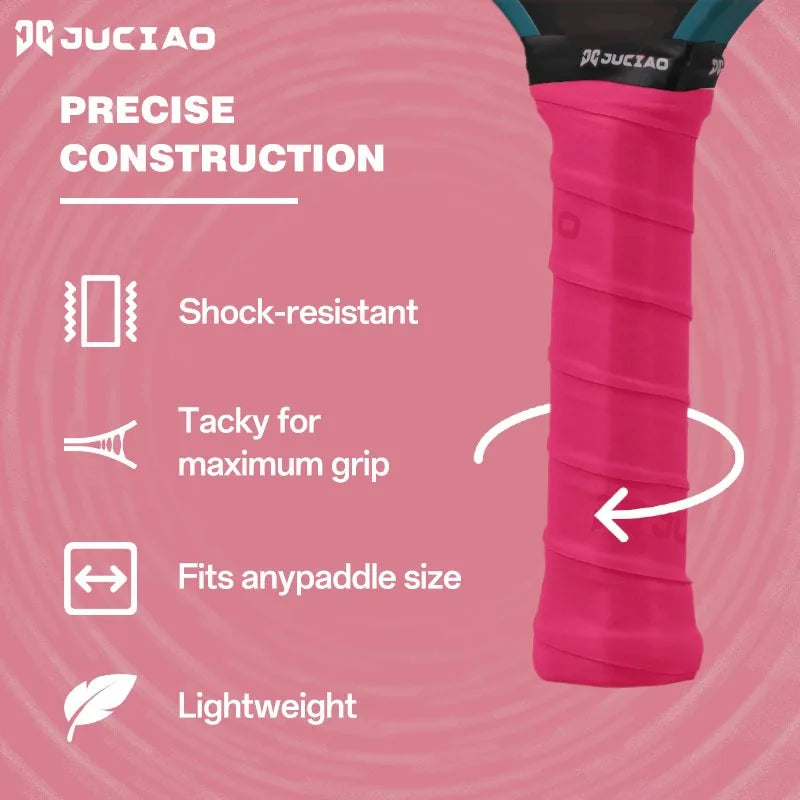 JUCiAO Pickleball Paddle Overgrips – 10 Pack Moisture-Wicking Tape