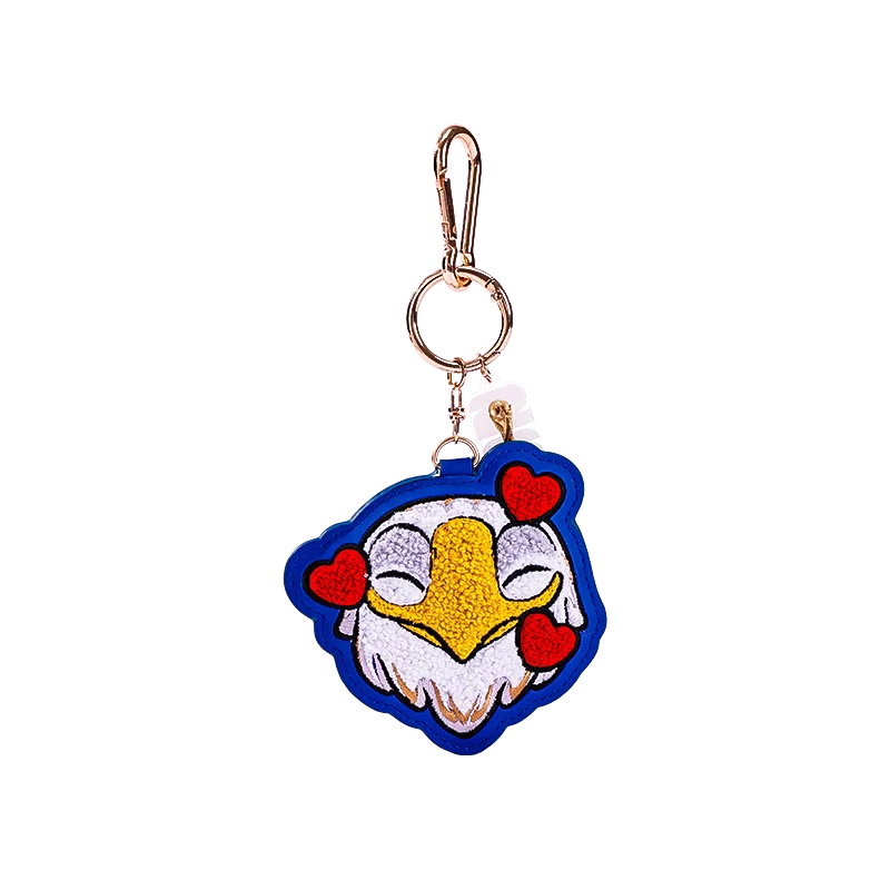 FIFA World Cup 2026 Trophy Keychain - Cute Towel Embroidery Charm