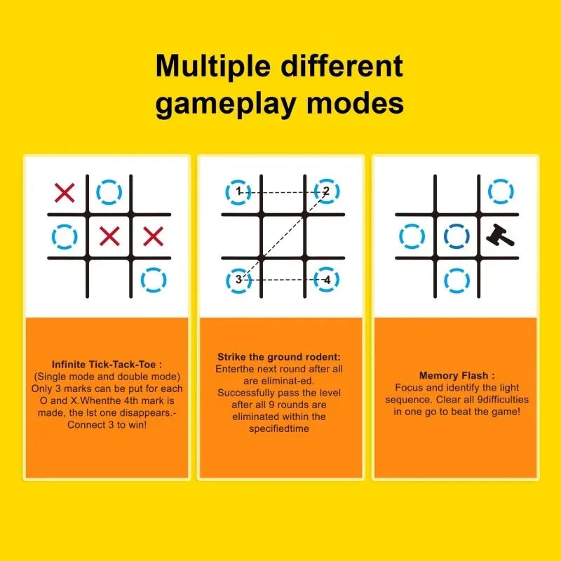 Interactive Electronic Tic Tac Toe Game for Kids - Fun & Educational