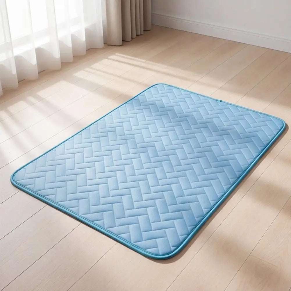 Cooling Pet Mat for Dogs & Cats - Summer Ice Silk Sleeping Pad