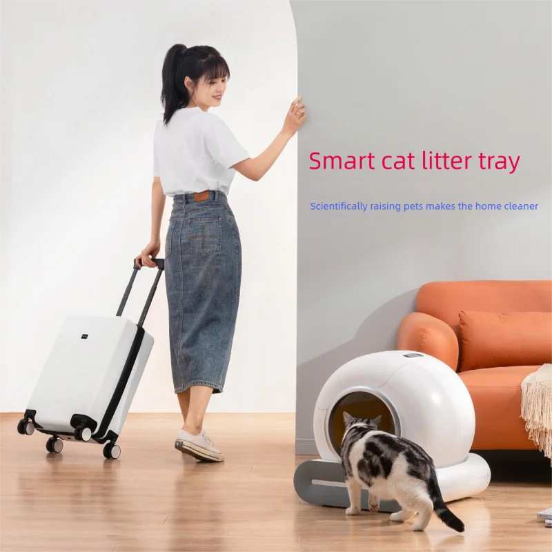 Automatic Self-Cleaning Cat Litter Box with APP Control - Odor-Free