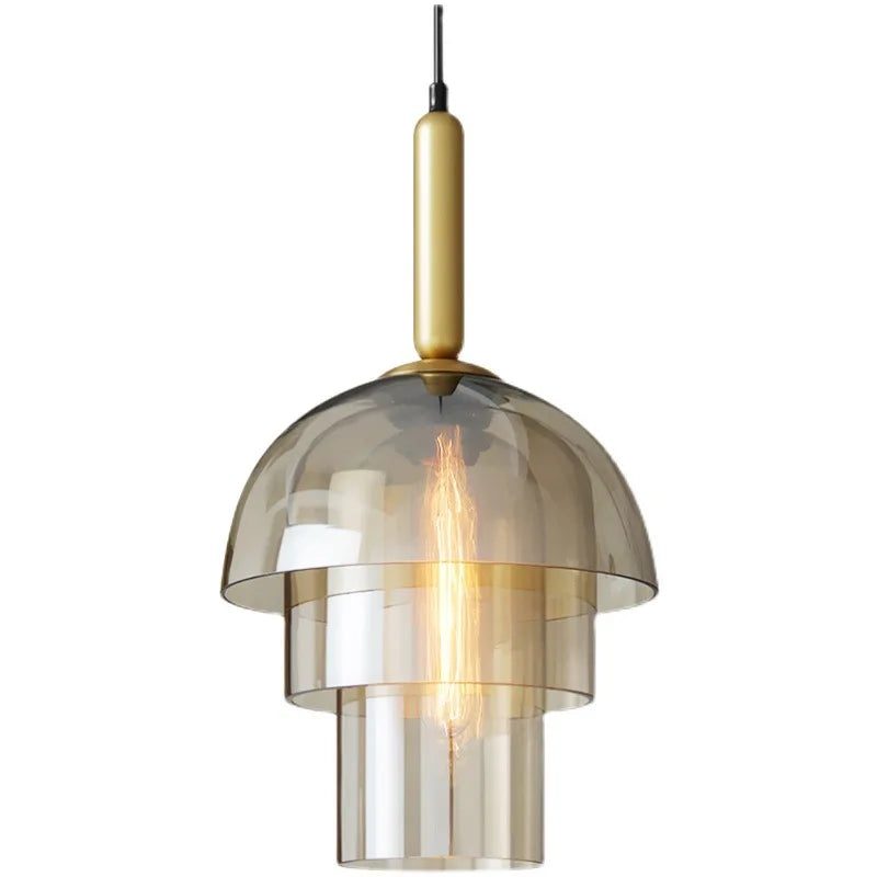 Elegant Vintage Glass Pendant Chandelier for Home & Restaurant Decor