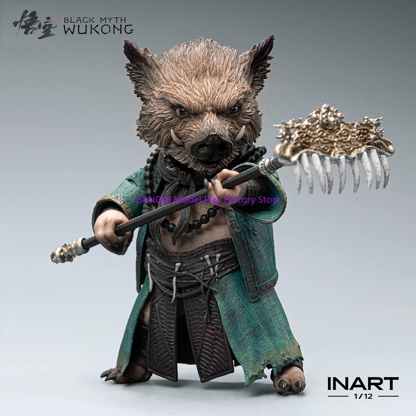 INART 1/12 Zhu Bajie Anime Figure – Collectible PVC Model Toy