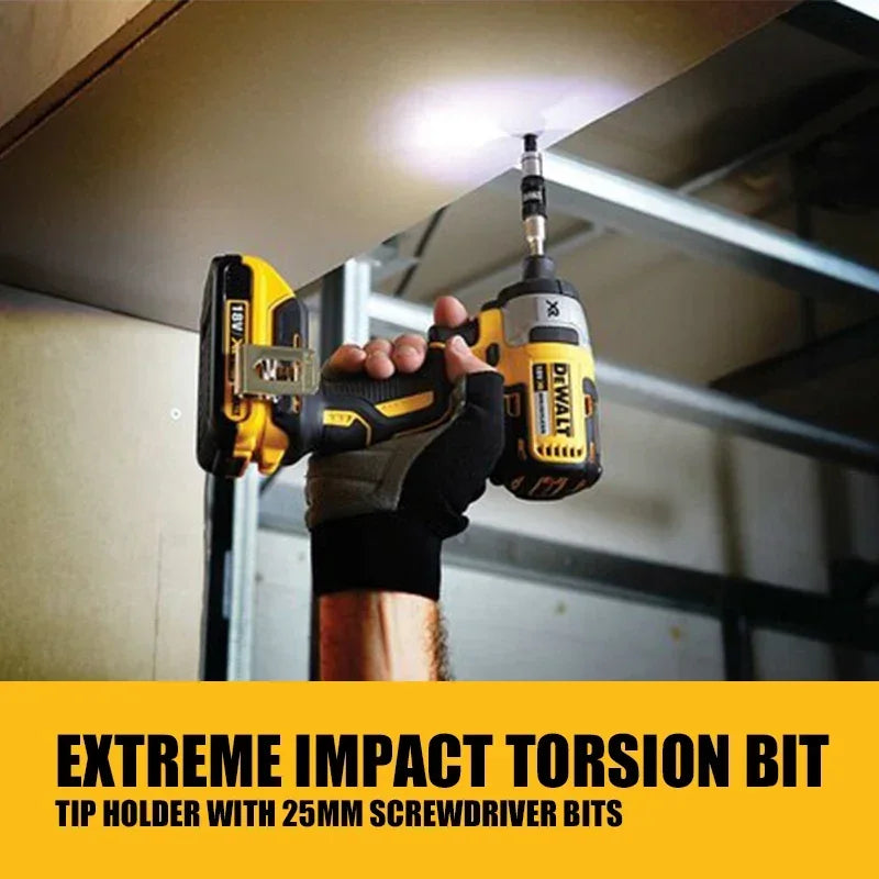 DEWALT Extreme Impact Pivoting Bit Holder & Screwdriver Set - 10 pcs