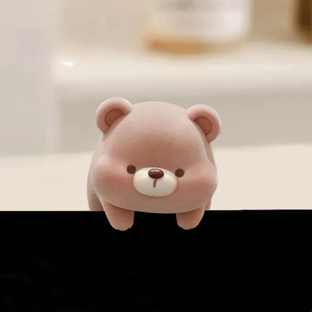 Cute Animal Computer Monitor Decor - Fun Desk Ornaments
