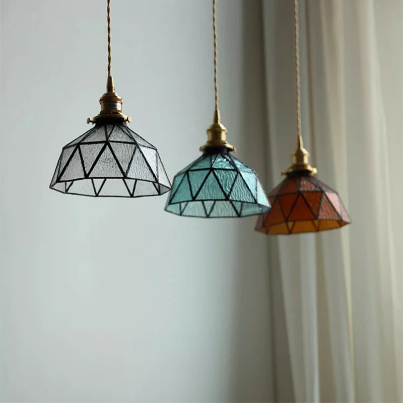 Nordic Retro Green Pendant Light for Stylish Home Decor