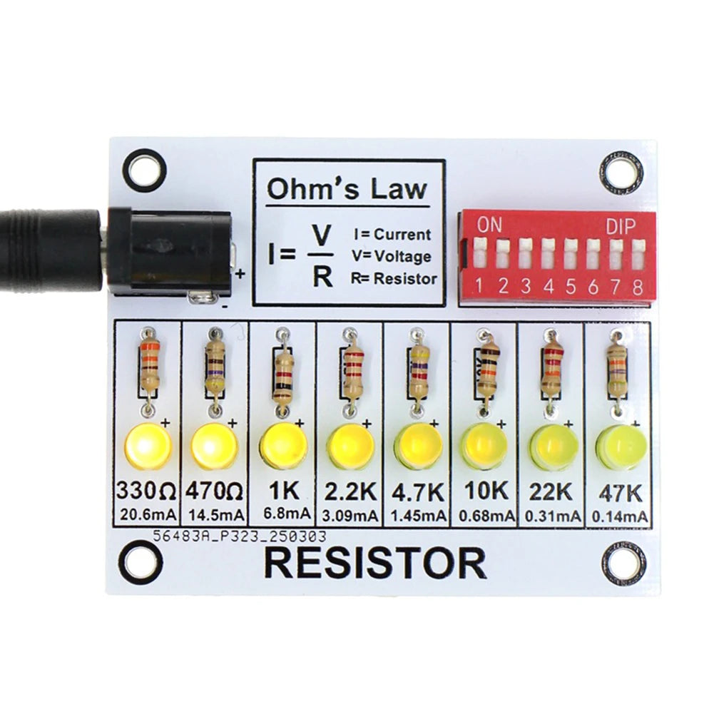 Ohm Law DIY Soldering Kit - Fun Electronic Circuit Learning