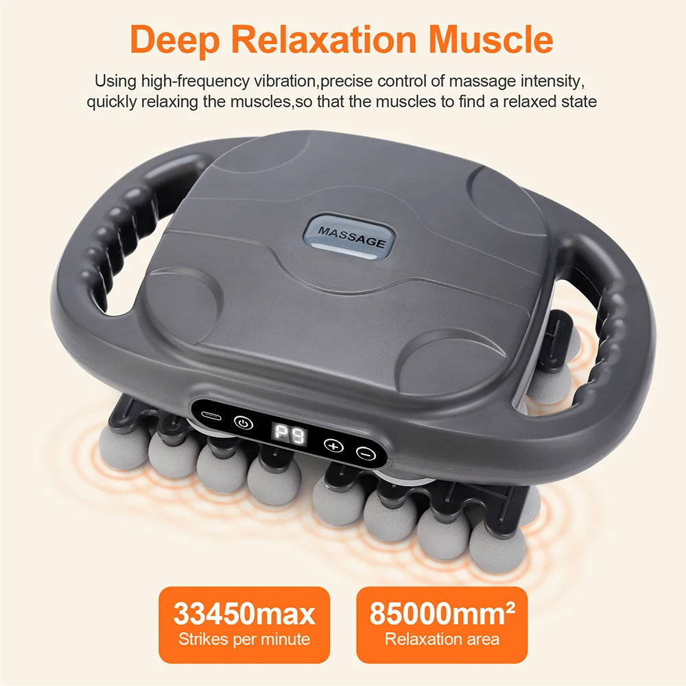 Advanced Vibration Therapy Massager with 42 Heads for Full-Body Relief