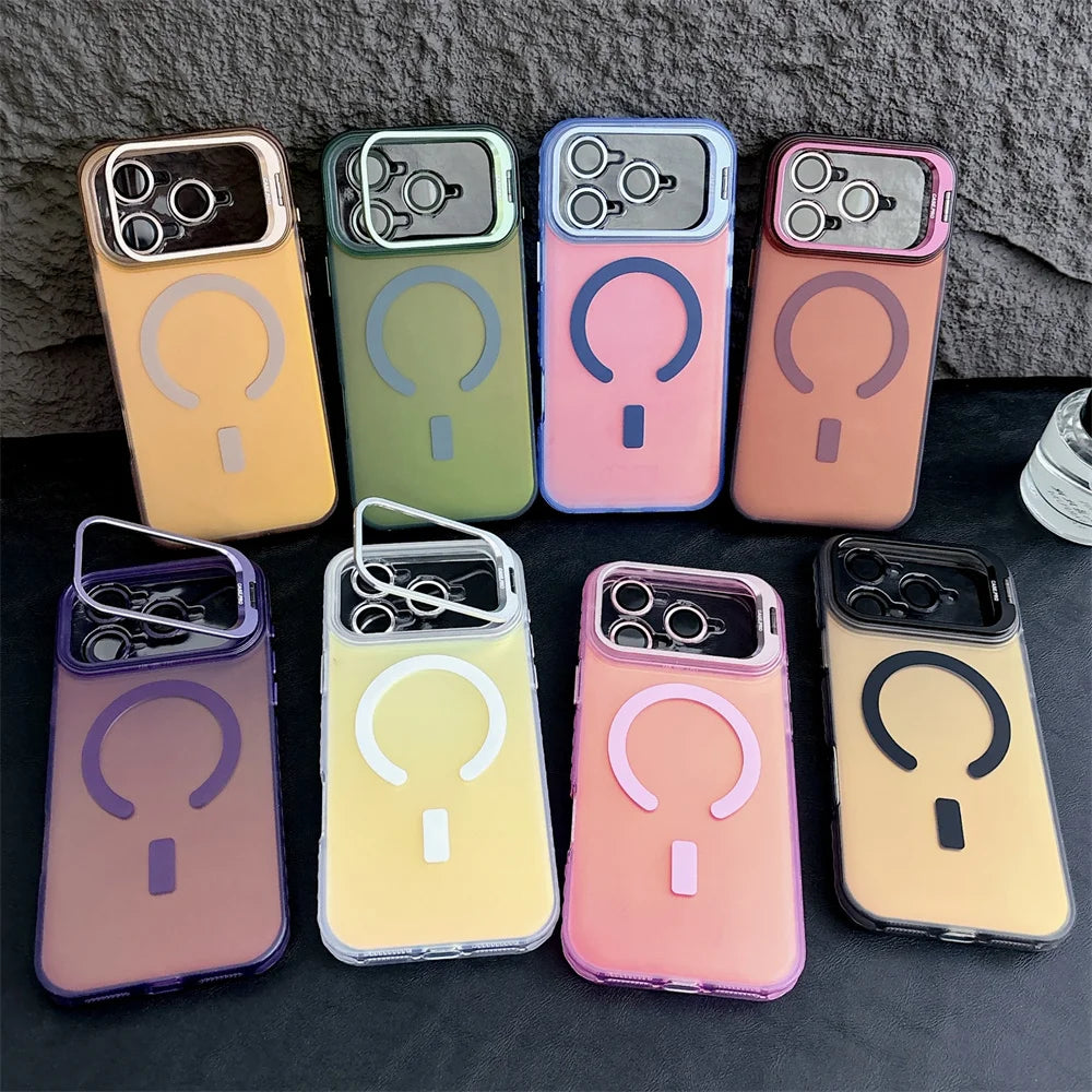 Color-Changing MagSafe Invisible Holder Case for iPhone 17 Pro Max