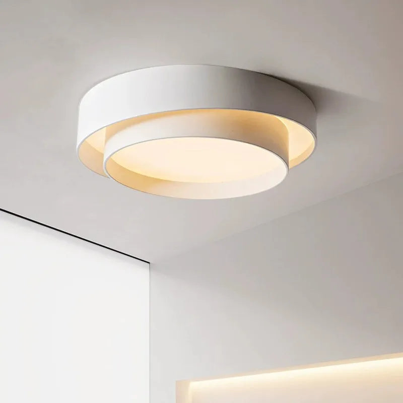 Nordic Modern Metal LED Ceiling Light for Living Room & Bedroom