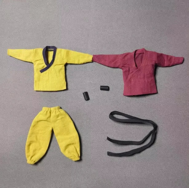 Handmade 1/12 Scale Sun Wukong Action Figure Clothing Set