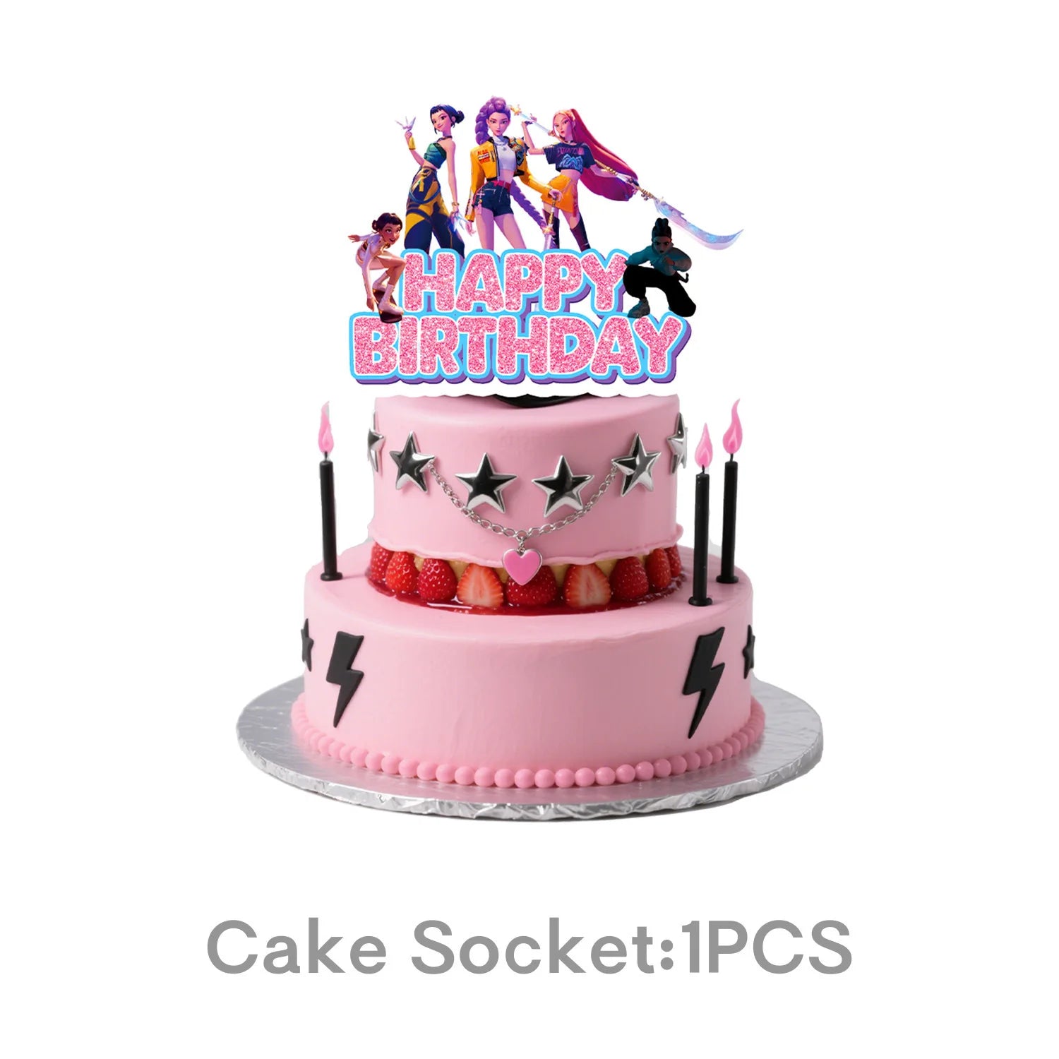 K-Pop Demon Hunters Birthday Party Supplies - Plates, Cups, Napkins & Decor