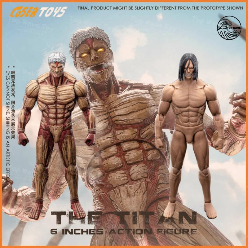 Eren Jaeger Action Figure | 6-Inch Articulated Model Toy