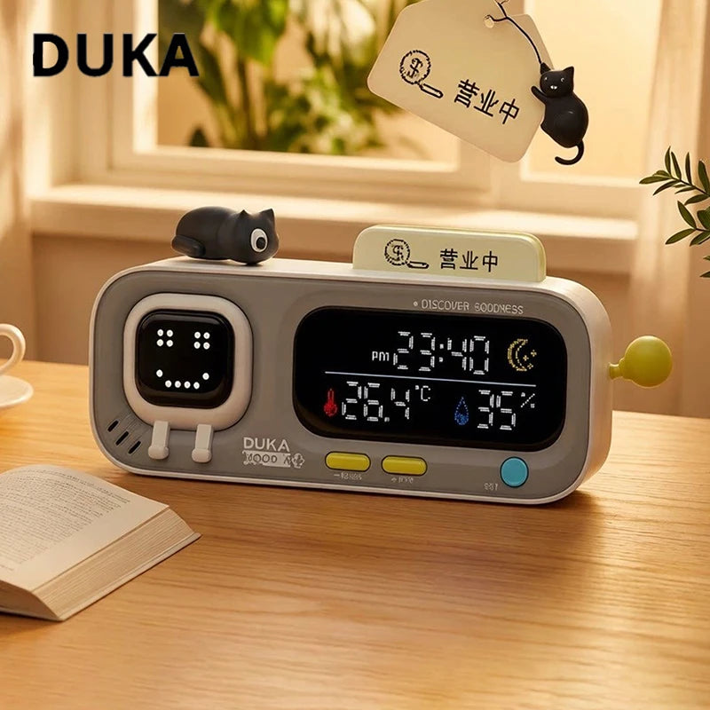 DUKA MOODA Smart Temperature & Humidity Clock Hygrometer Decor