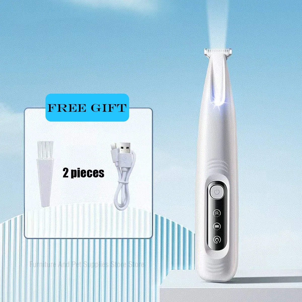LED Waterproof Dog Paw Trimmer - Efficient & Safe Pet Grooming