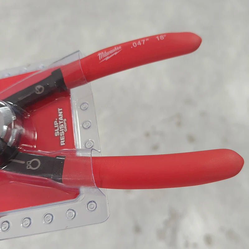 Milwaukee Straight Tip Circlip Pliers with Anti-Slip Grip