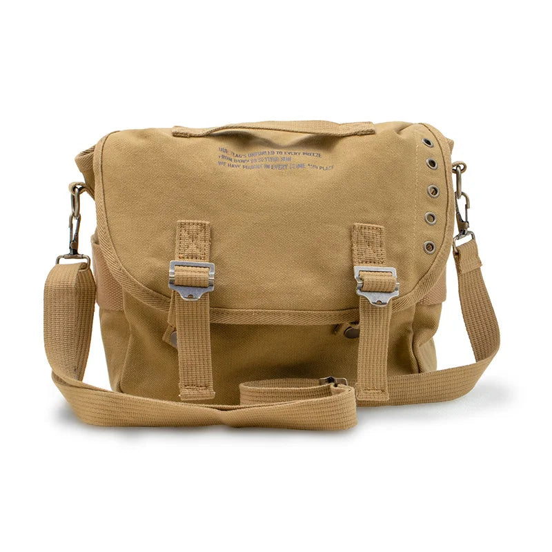 Vintage Canvas Crossbody Bag for Men - Stylish Messenger Essential
