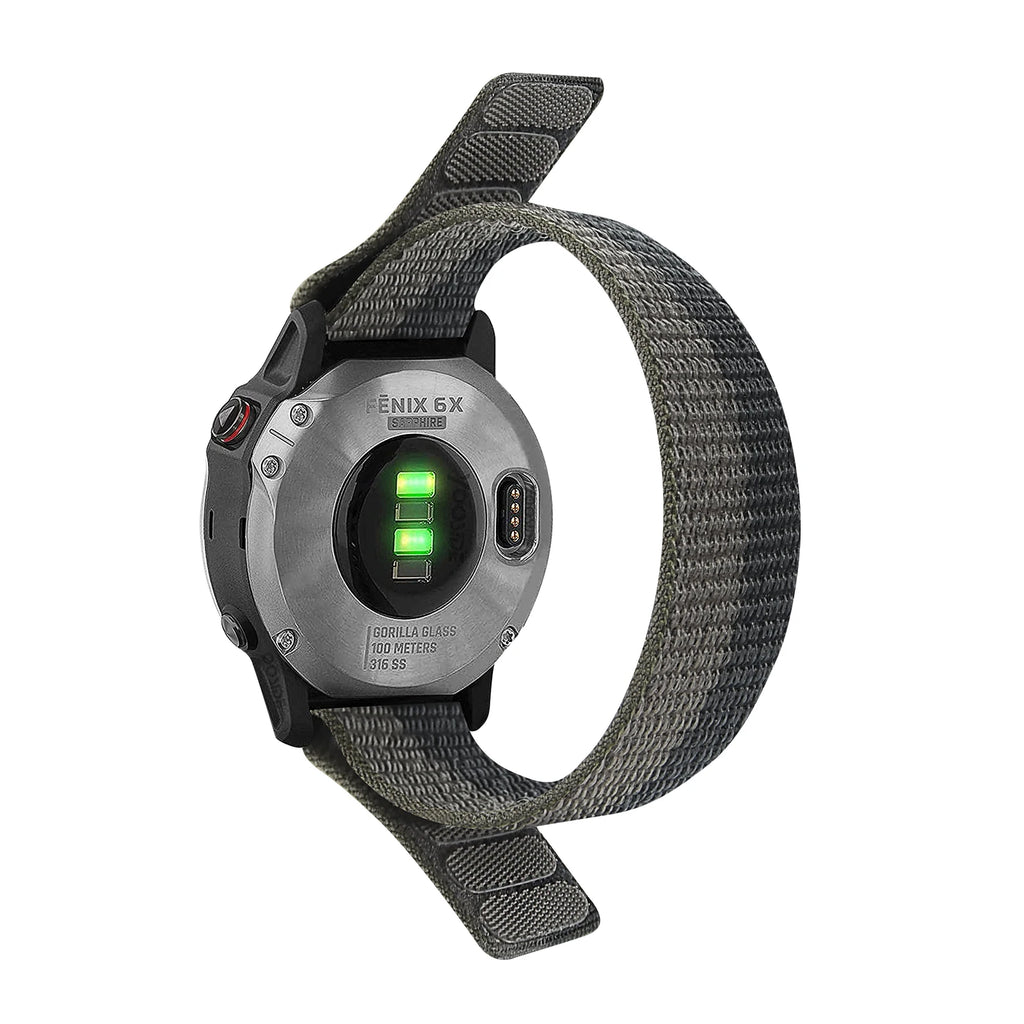 Durable Nylon Watch Band for Garmin Fenix 22mm & 26mm - Quick Release