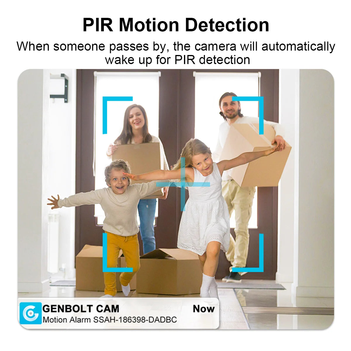 GENBOLT 2K WiFi Security Camera | Pan & Tilt Motion Detection