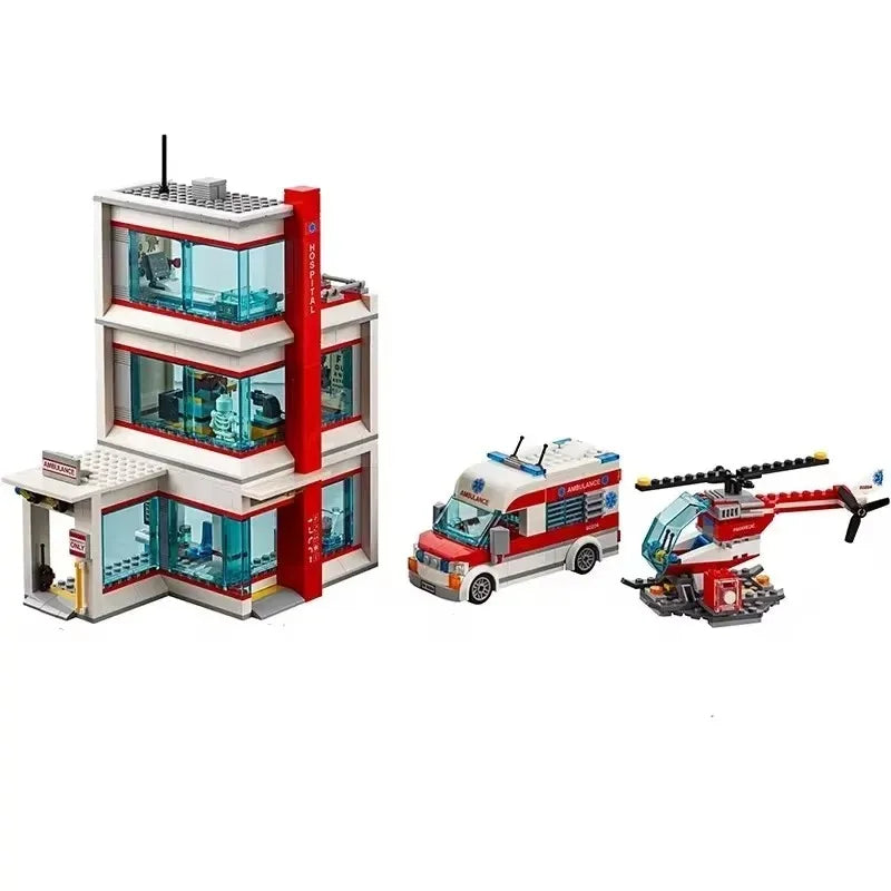 City Series Hospital Building Blocks Set for Creative Play